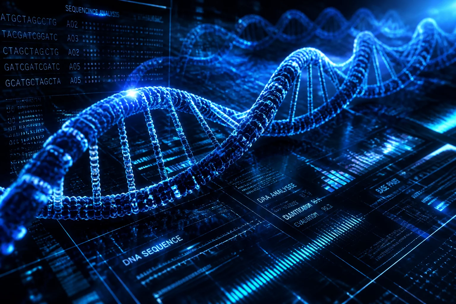 Human Genome Digital Data Visualization